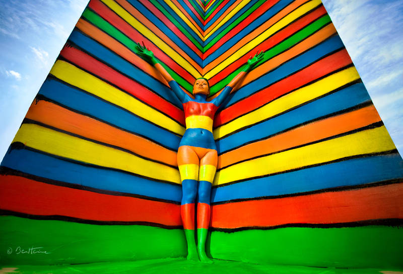 Flesh and Acrylic - C.Madison1 by BenHeine