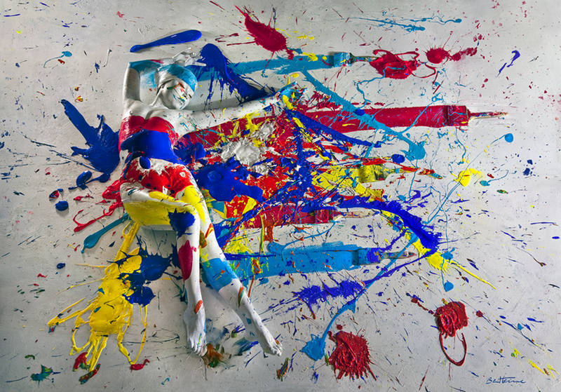 Flesh and Acrylic - C.Madison3 by BenHeine