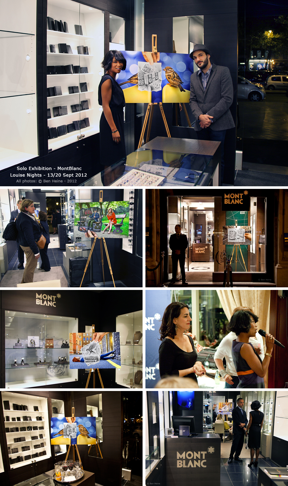Exhibition - MontBlanc - Brussels/Amsterdam by BenHeine