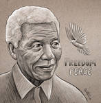 Nelson Mandela - RIP by BenHeine