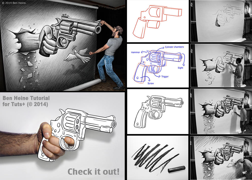 3D Art Tutorial and Interview for Tuts+ by BenHeine on DeviantArt