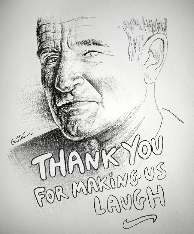 Robin Williams - Sketch in Progress