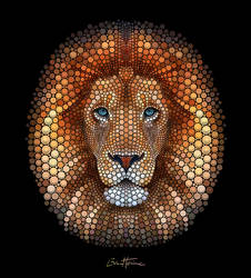 Lion - Digital Circlism