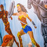 Justice League - Live painting - Ben Heine Art