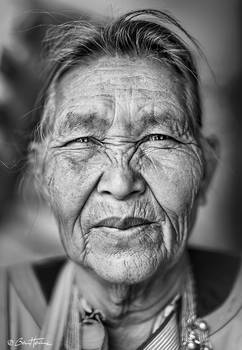 Portrait of Lizu Woman in Thailand