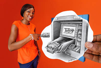 Pencil Vs Camera - Trust Merchant Bank ATM
