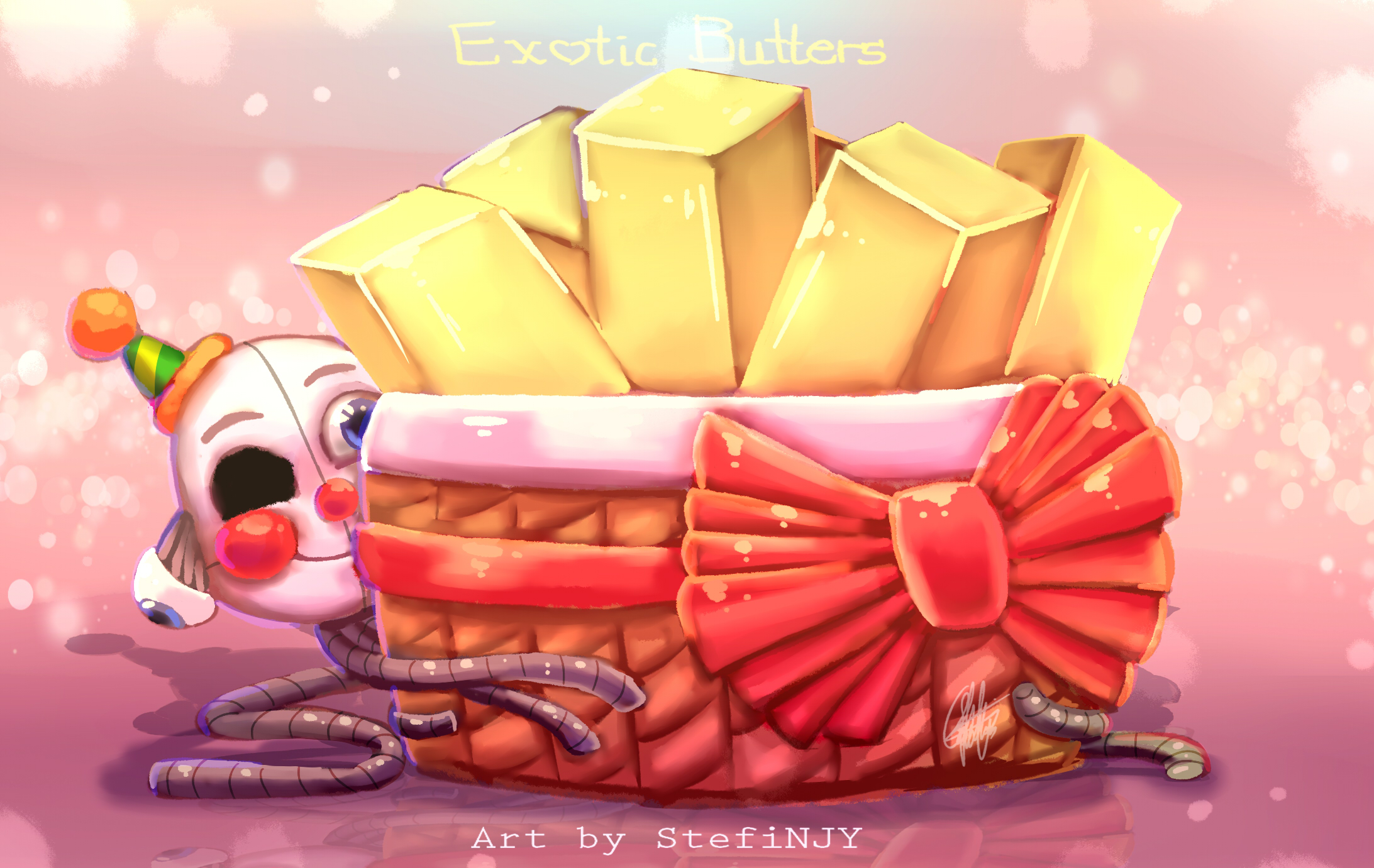Exotic Butters and Ennard by StefiNJY on DeviantArt