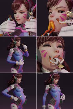 Hungry D.Va (vore)