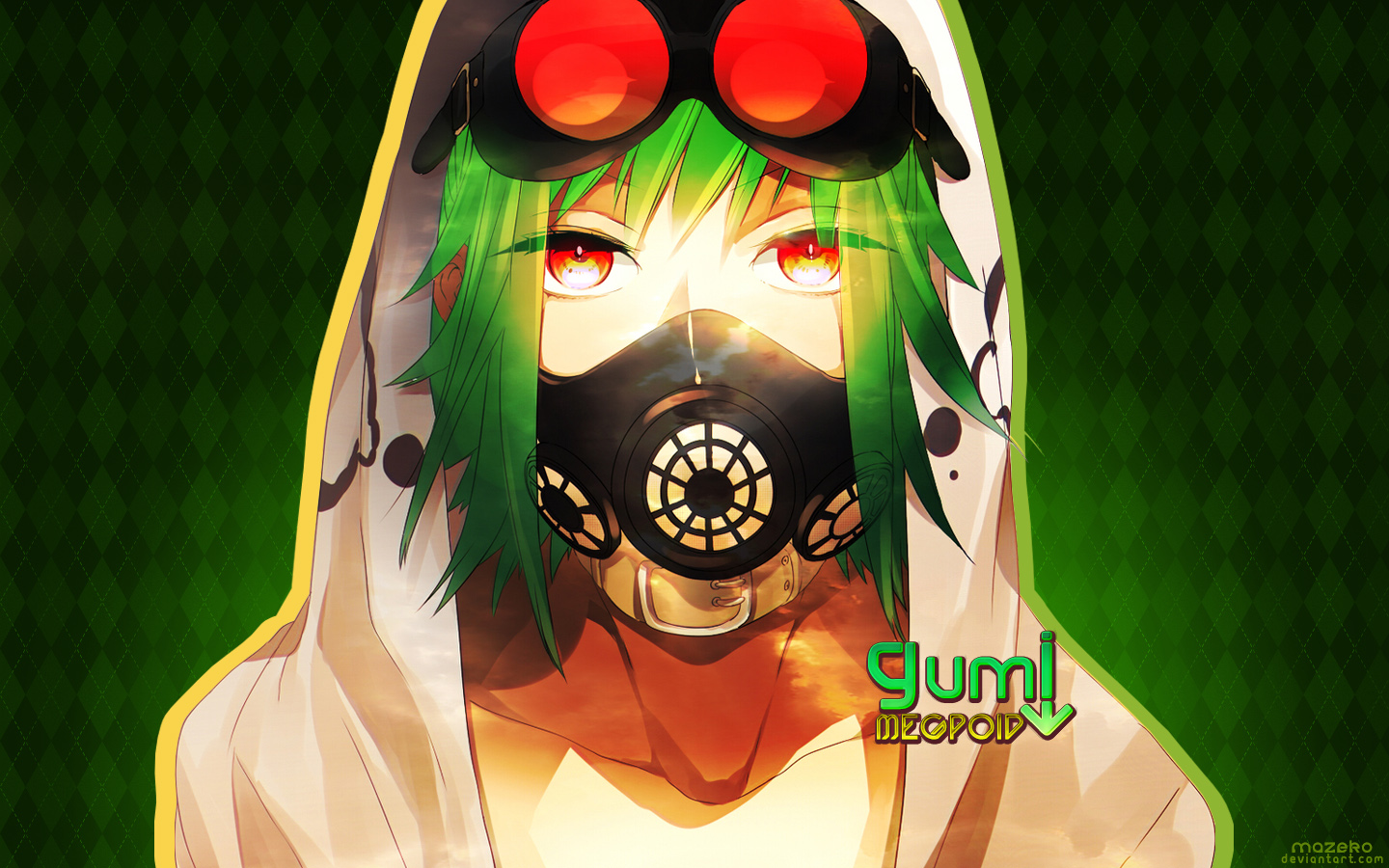 Wallpaper Gumi Megpoid By Mazeko On Deviantart