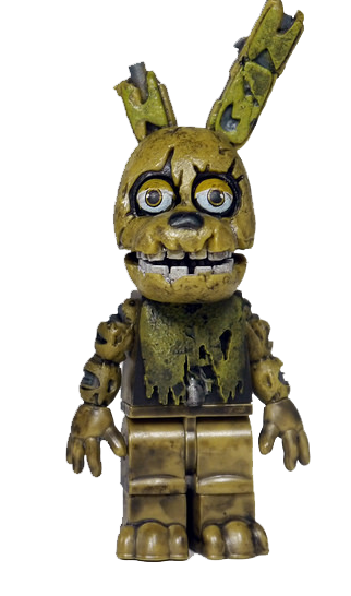 Lego Fnaf Mcfarlane Lego Springtrap Minifigure Clearance Mcfarlane