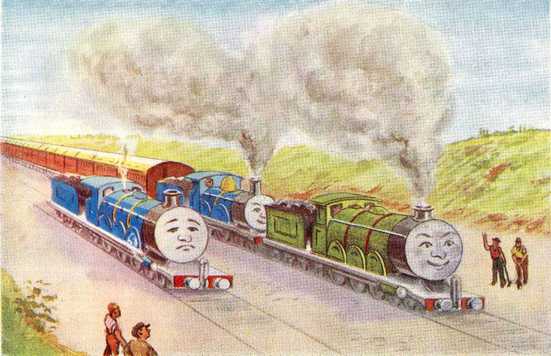 Middleton Style Rws Deviantart The Three Railway Engines Middleton Illustration by danielcelano on ...