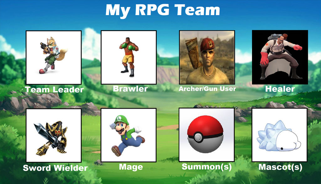 Rpg Team by katomatic22 on DeviantArt