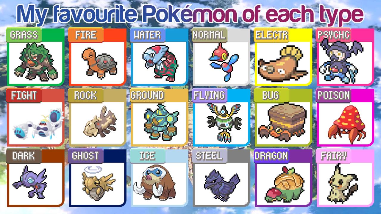 BEST POKEMON OF EACH TYPE 