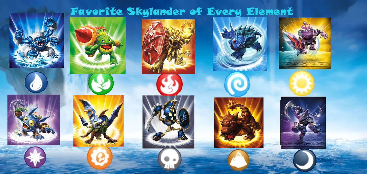 Random Skylander favorite skylanders by katomatic22 on DeviantArt