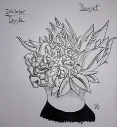 Inktober 2022 Day 6: Bouquet