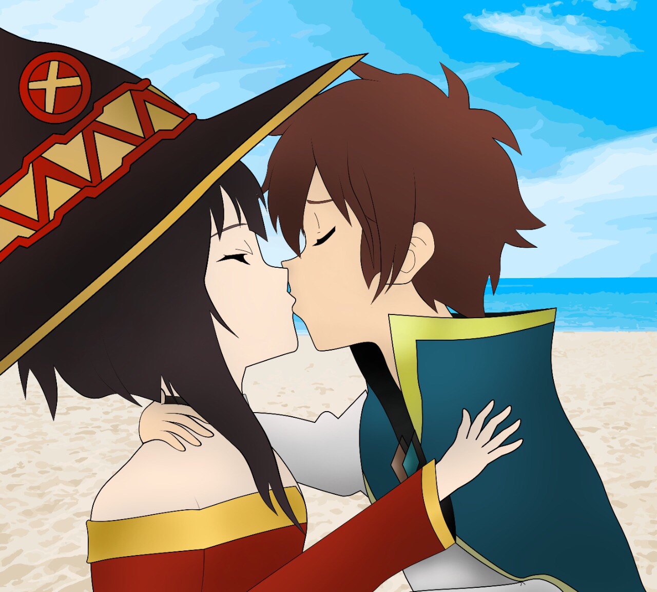 Kazuma x Megumin Ship 1920x1080 Wallpaper by SaxonKeel on DeviantArt