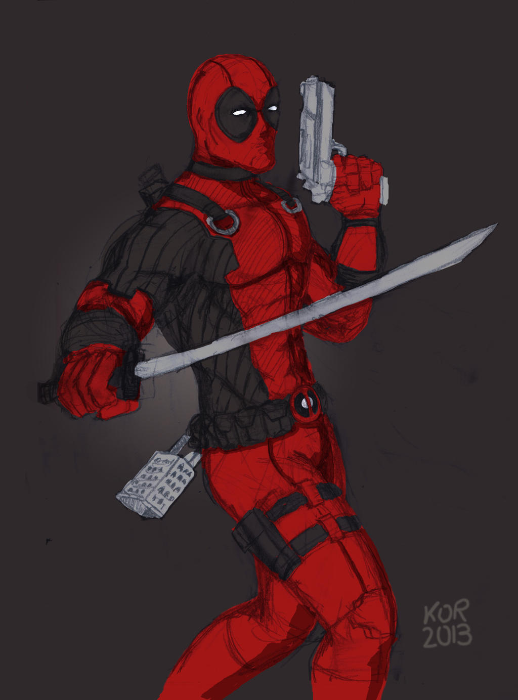 Deadpool Base colours (Work in Progress) by KOR-Design on DeviantArt