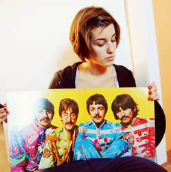 with the sgt. pepper ... LP