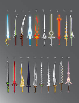 100 Swords: 1-20