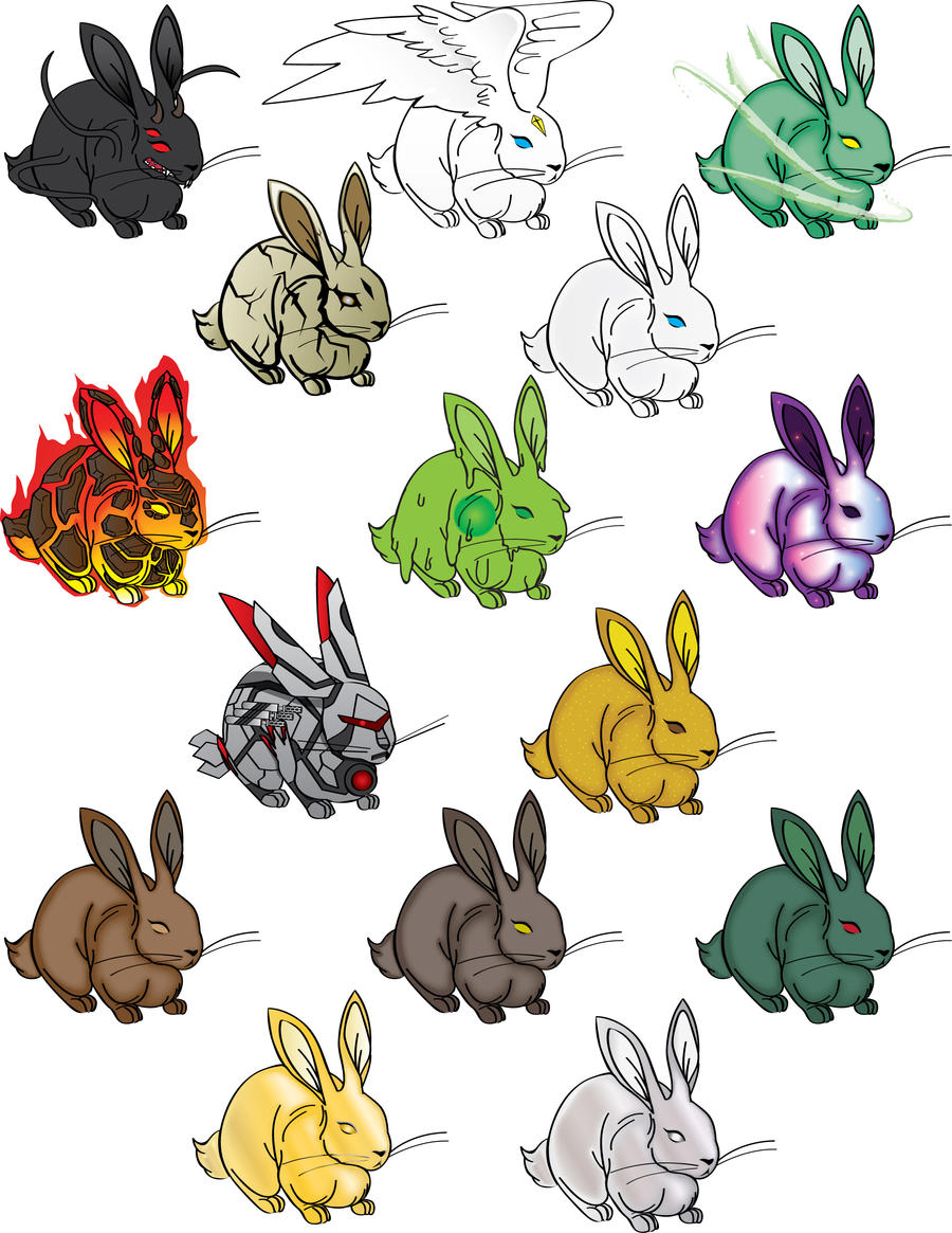 Creatures: Beasts - Rabbits by LucienVox on DeviantArt
