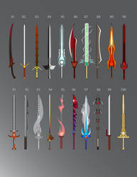 Swords: 81 - 100