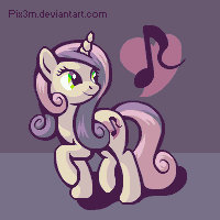 [Pixel art] Sweetie Belle - Grown up