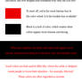 Why is red and black a bad color scheme?