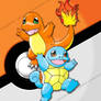 Charmander and Squirtle