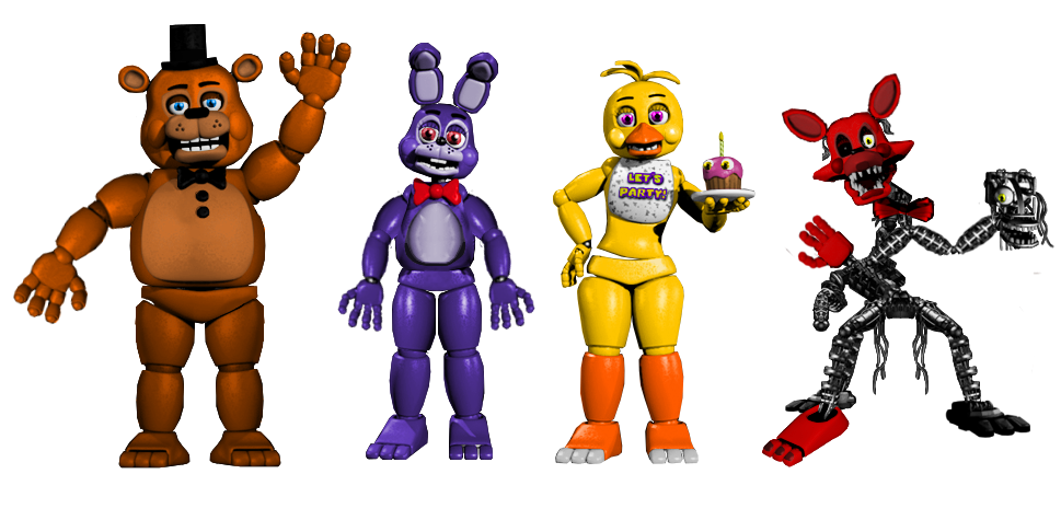 FNAF 1 but with Toy Animatronics & Puppet!