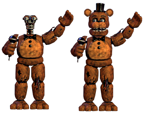 Withered Freddy action figure by hazyartdud on DeviantArt