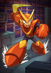 Quick Man - Megaman Rise of the Masters by Brolo