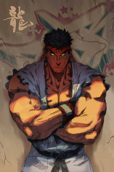 Ryu - Street fighter by leandrotitiu on DeviantArt
