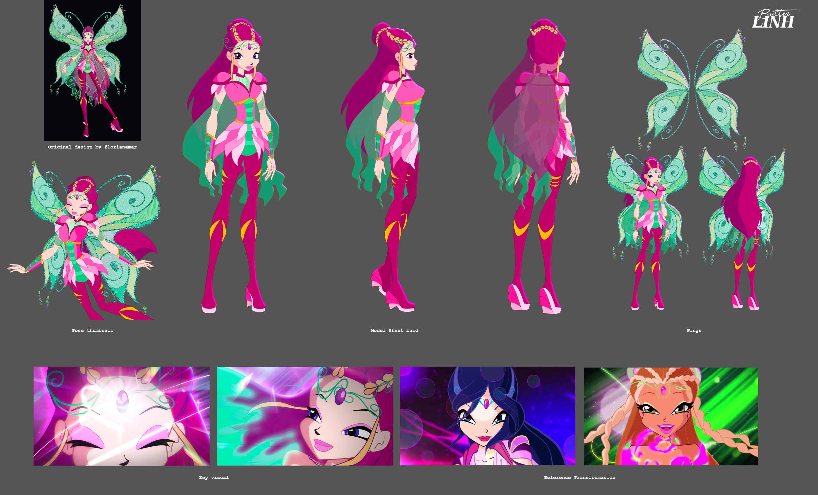 Winx Club 6 - Roxy Bloomix - Sheet Board by ButterflyKids on DeviantArt