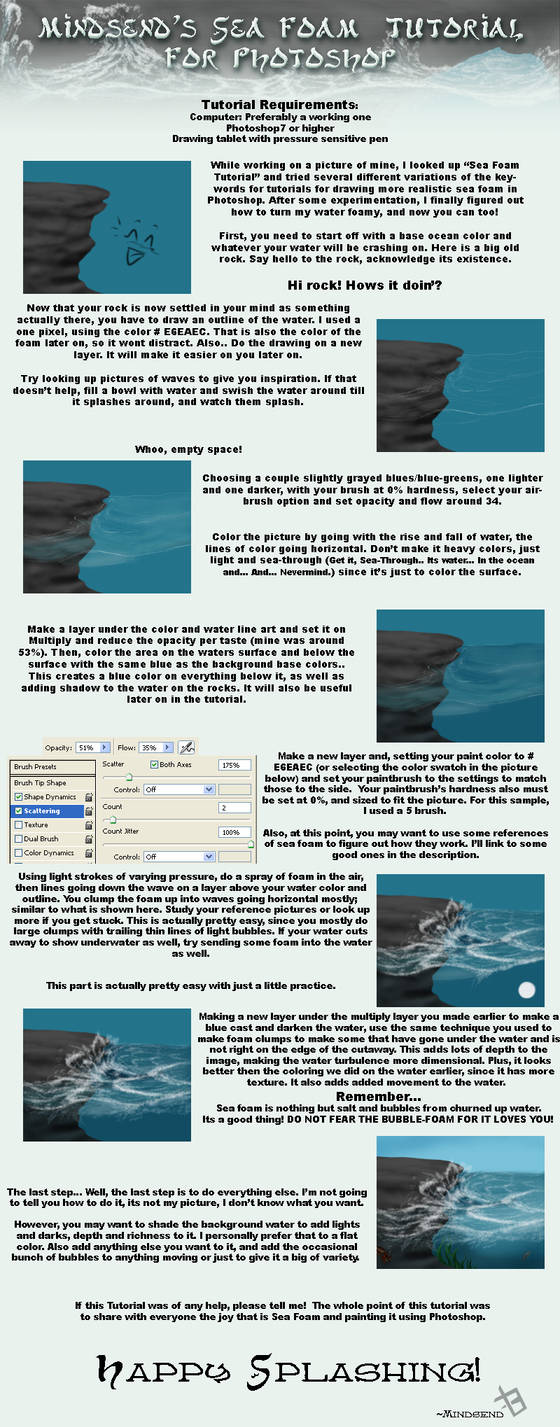 SeaFoam Tutorial for Photoshop by mindsend on DeviantArt