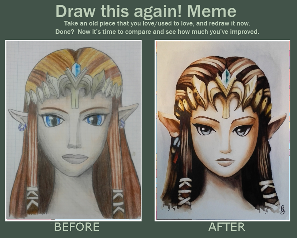 Zelda Twilight Princess Draw This Again By Beljen On Deviantart