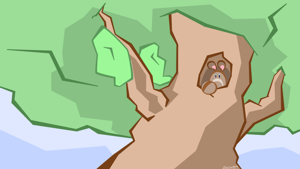 Poke Tree Vector Version(Wallpaper Download) by SkellerArt on DeviantArt