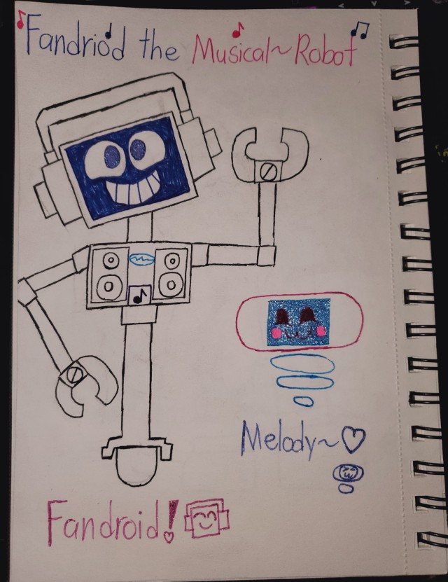 FANDROID THE MUSICAL ROBOT by MEMEL0RD2876 on DeviantArt