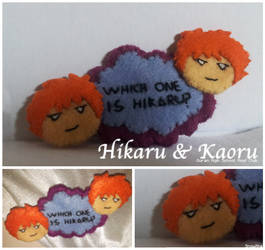 Hikaru and Kaoru pin