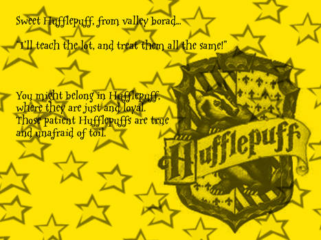 Hufflepuff and Proud!