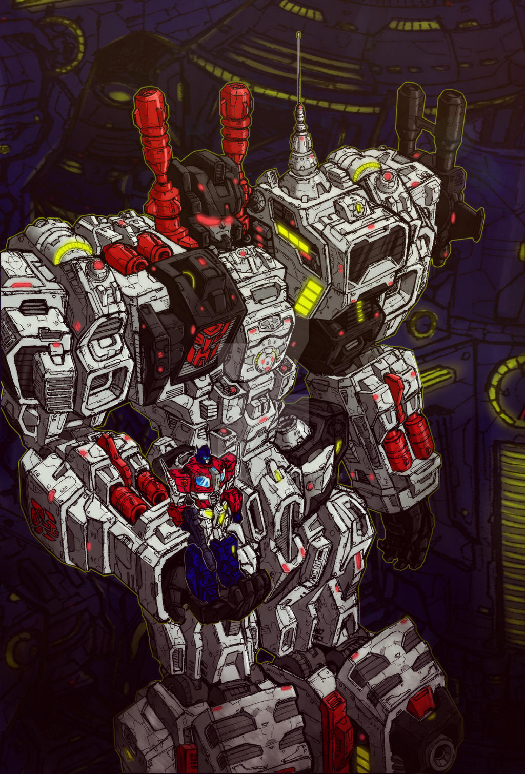 Metroplex Color Scheme Metroplex and Prime (color) by MIROSLAV-BLASTER on DeviantArt