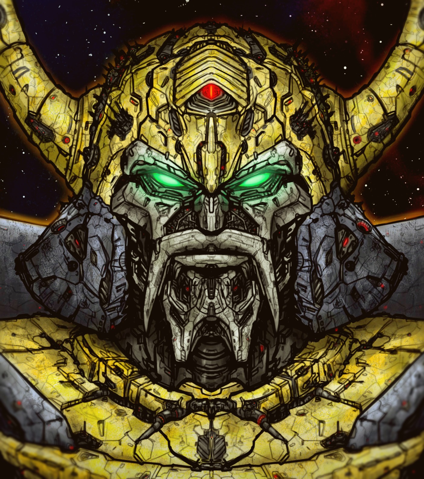 Unicron by MIROSLAVBLASTER on DeviantArt