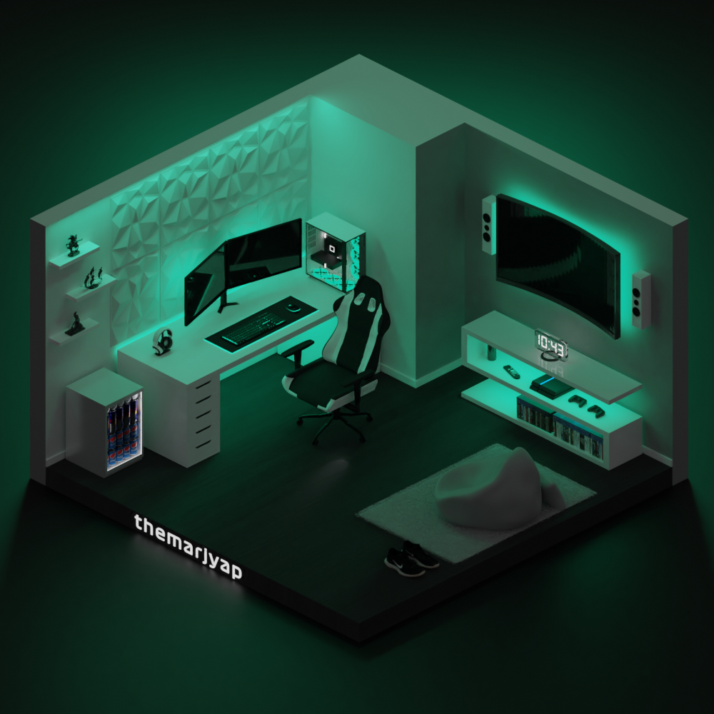 Gaming Deviantart Gaming Room by themarjyap on DeviantArt