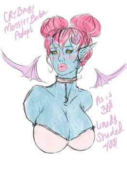 crybaby monsterbabe adopt 30 -40$