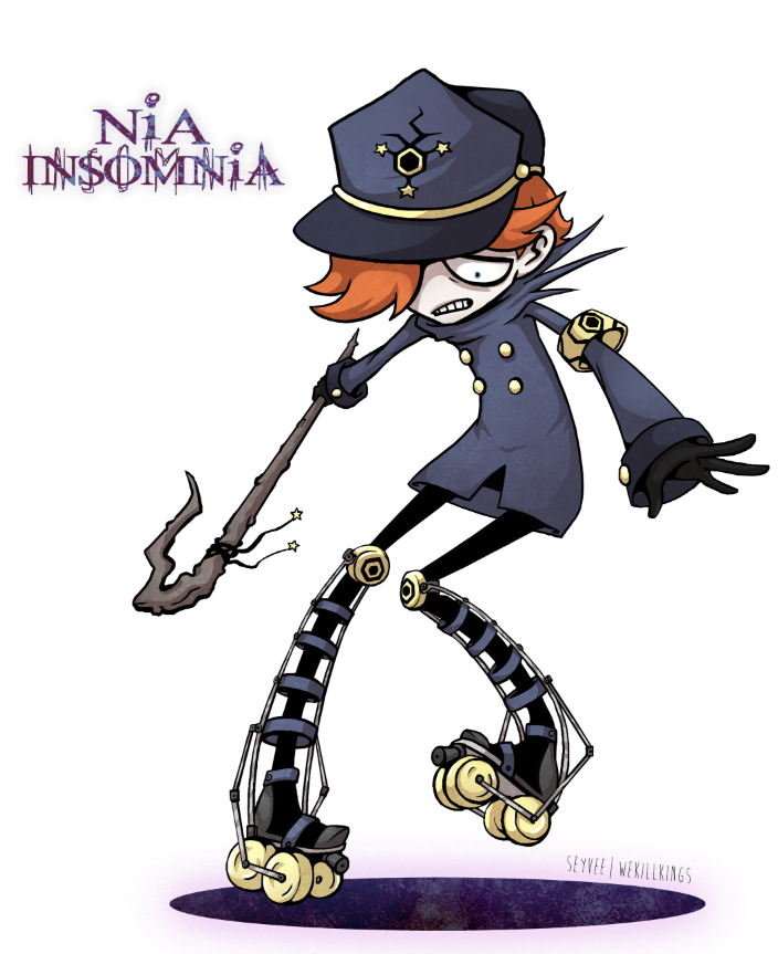 Nia Insomnia Character Design: Nia