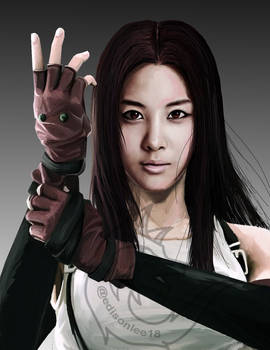 SNSD Seohyun as Tifa Lockhart
