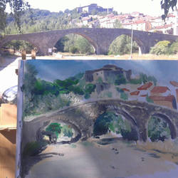 Pontremoli stone bridge