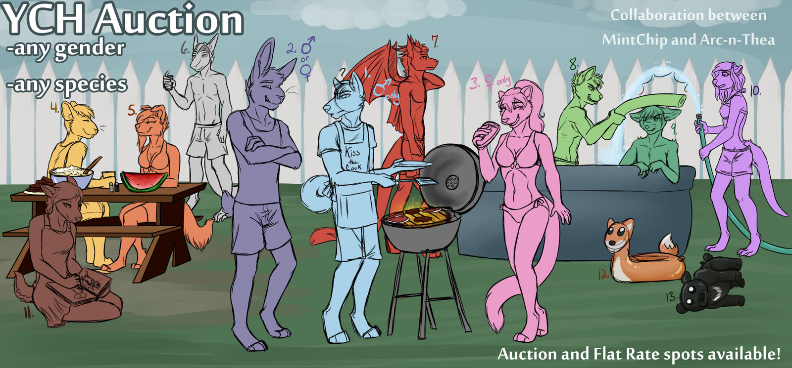 (YCH Collab) End of Summer Cookout