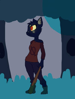 Night in the woods Mae done