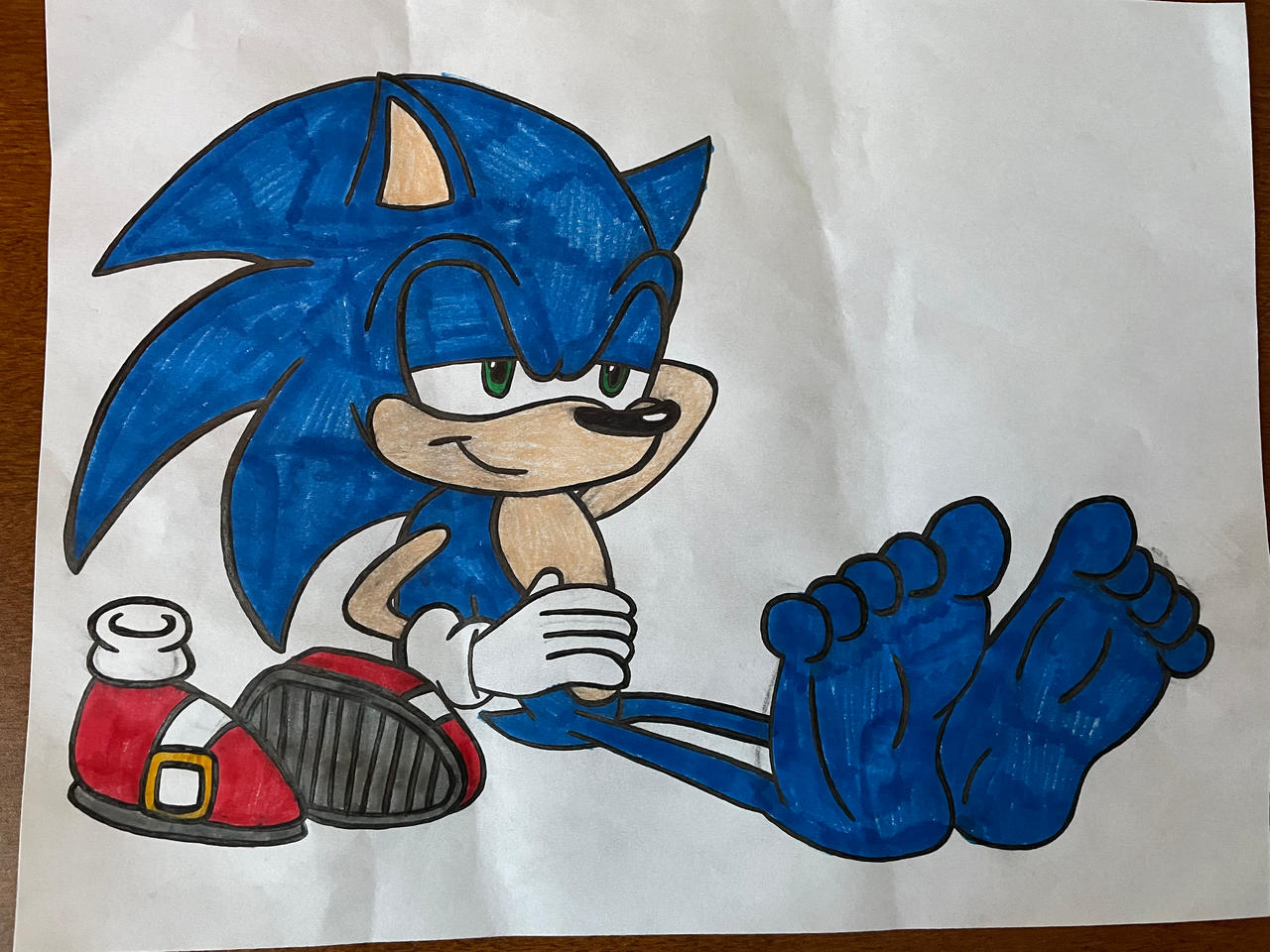 Sonic Relaxing His Toes By Muthoni16 On Deviantart Sonic Relaxing His Toes By Muthoni16 On Deviantart