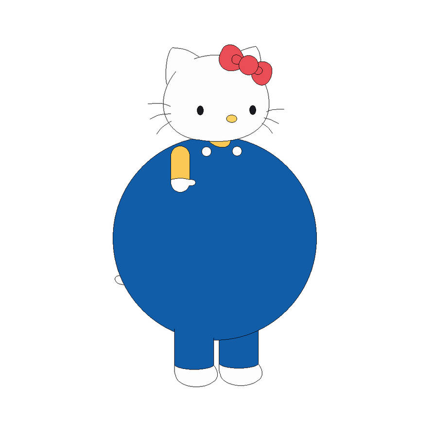 Sanrio Inflation Hello Kitty inflated by Nuttysquirrel16 on DeviantArt